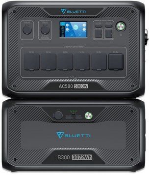 Комплект зарядної станції BLUETTI AC500 + B300 Home Battery Backup ac500+b300 фото
