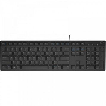 Клавіатура Dell KB216 Ukrainian (QWERTY) Black (580-AHHD) 580-AHHD фото