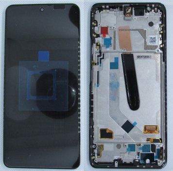 Дисплейний модуль Xiaomi POCO F3 с сенсором, корпусом белый Оригинал (560005K11A00) 560005K11A00 фото