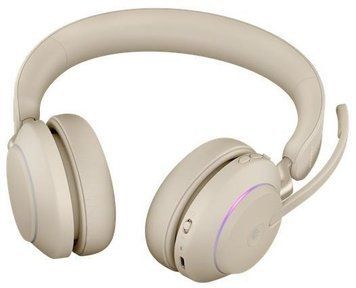 Навушники з мікрофоном JABRA Evolve2 65 Link380c MS Stereo Beige (26599-999-898) 26599-999-898 фото