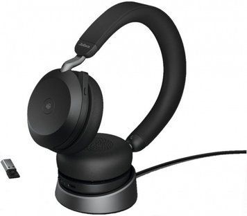 Навушники з мікрофоном JABRA Evolve 2 75 Stereo USB-A with Charging Stand (27599-999-989) 27599-999-989 фото