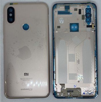 Задня кришка Xiaomi Mi A2, золотистий Сервісний оригінал (5602200520B6) 5602200520B6 фото