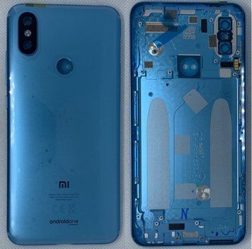Задня кришка Xiaomi Mi A2, синій Сервісний оригінал (5610200270B6) 5610200270B6 фото