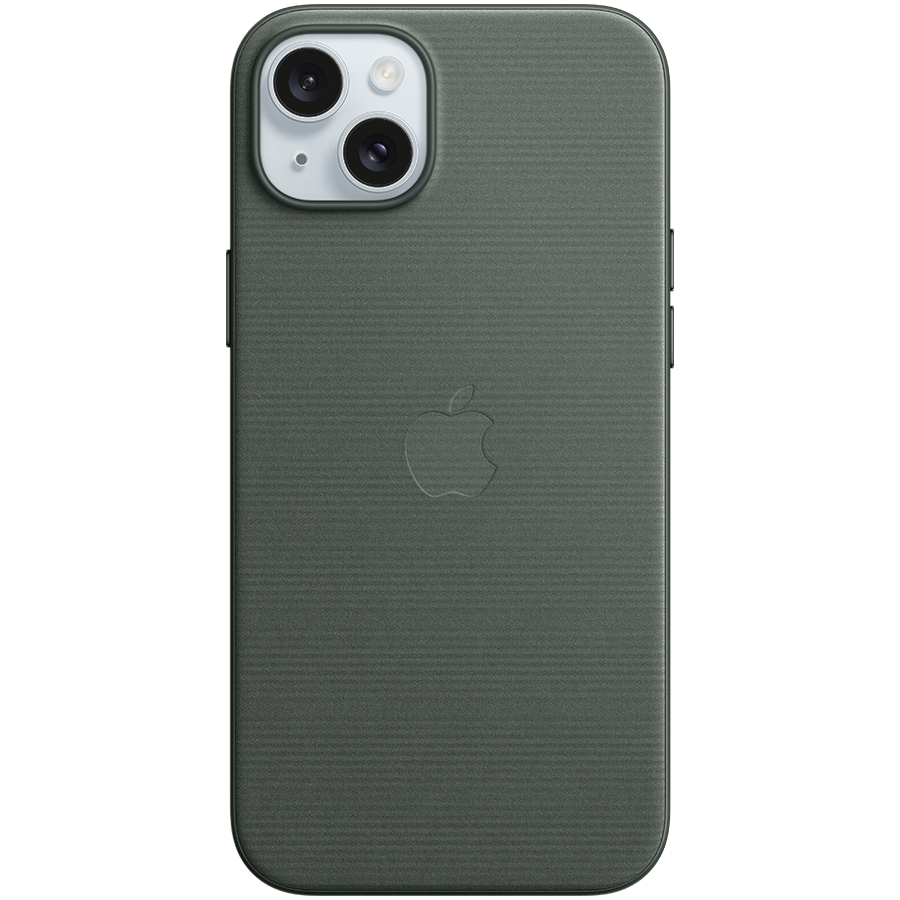 ЧОХОЛ IPHONE 15 PLUS FINEWOVEN CASE GRN- ZML