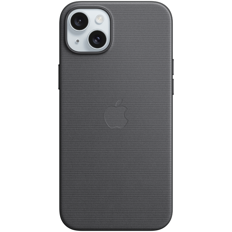 ЧОХОЛ IPHONE 15 PLUS FINEWOVEN CASE BLACK- ZML