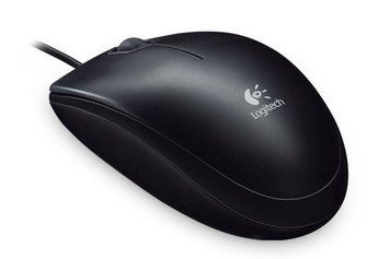 Миша Logitech B100 Optical USB Mouse Black (910-003357) 910-003357 фото