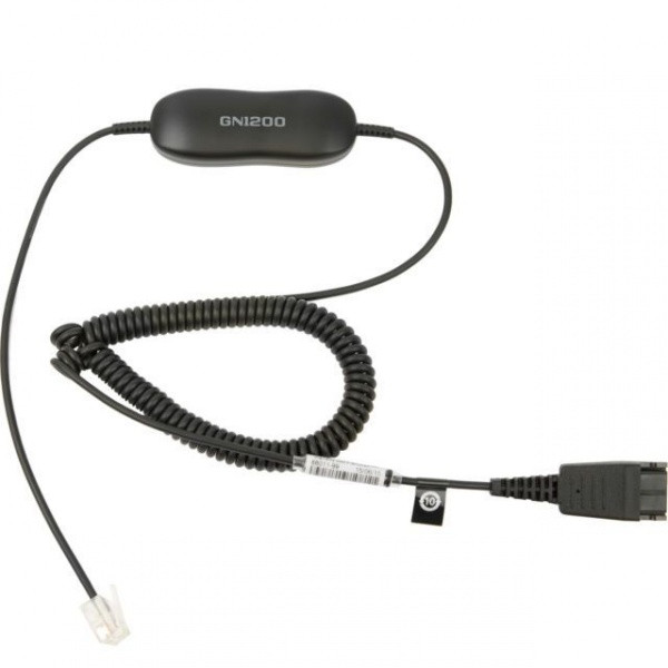 Кабель Jabra GN1200 Smart Cord, QD на RJ9 для під'єднання телефонів (88001-99)