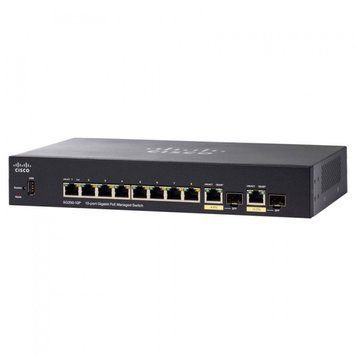 Коммутатор Cisco 350 Series SG350-10MP-K9-EU (SG350-10MP-K9-EU) SG350-10MP-K9-EU фото