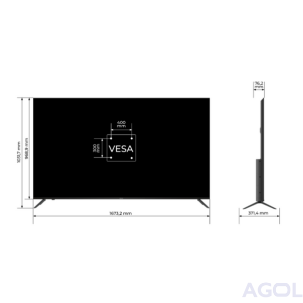Телевизор KIVI 75U760QB 75U760QB фото