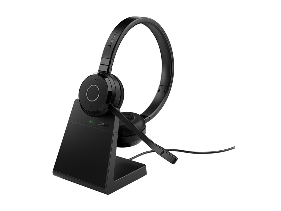 Навушники з мікрофоном JABRA Evolve 65 TE MS Stereo Stand Black