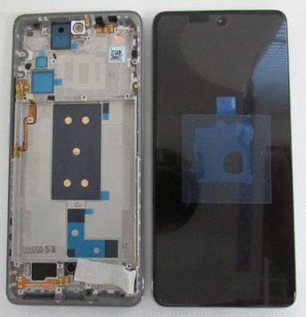 Дисплейний модуль Xiaomi 11T з сенсором сріблястий Сервісний Оригінал (21081111RG,2107113SG ) (560003K11R00) 560003K11R00 фото